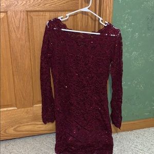 Maroon Dress